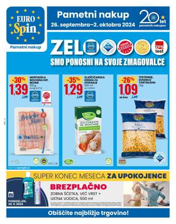 EuroSpin katalog - 26.9.2024 - 2.10.2024.