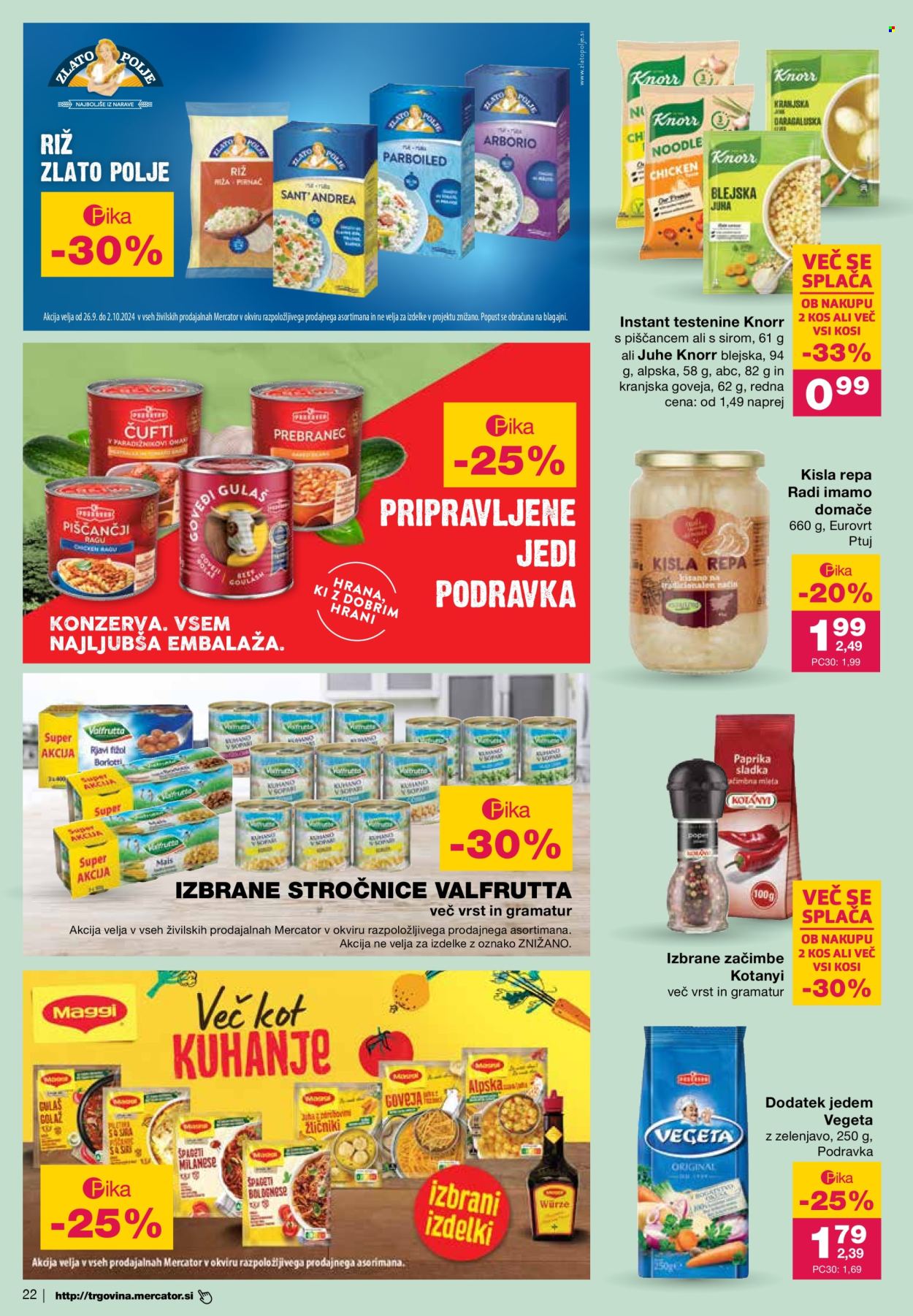 Mercator katalog - 26.9.2024 - 2.10.2024. Stran 22