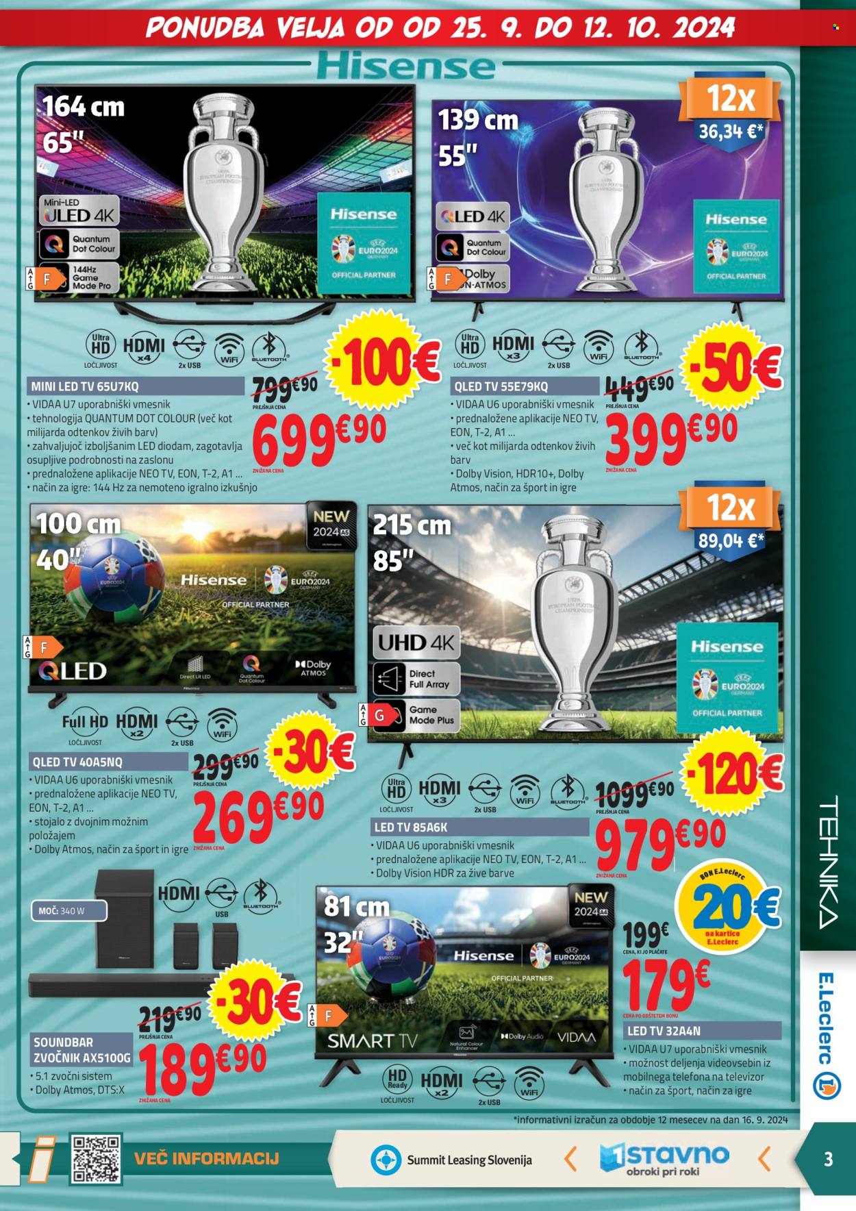 E.Leclerc katalog - 25.9.2024 - 5.10.2024. Stran 3