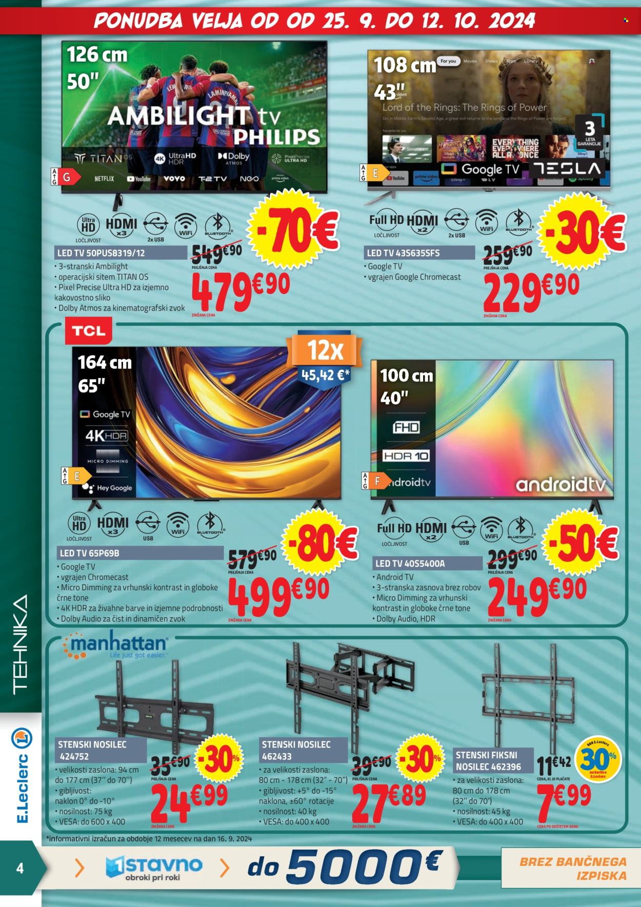 E.Leclerc katalog - 25.9.2024 - 5.10.2024. Stran 4