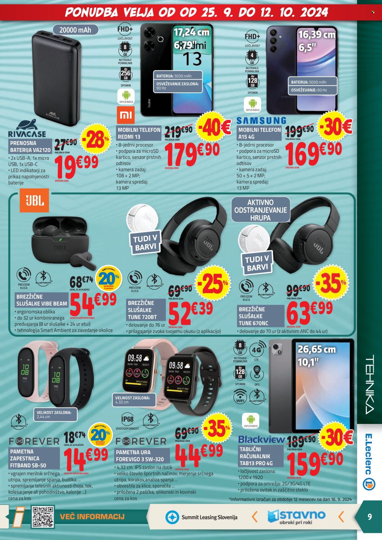 E.Leclerc katalog - 25.9.2024 - 5.10.2024. Stran 9
