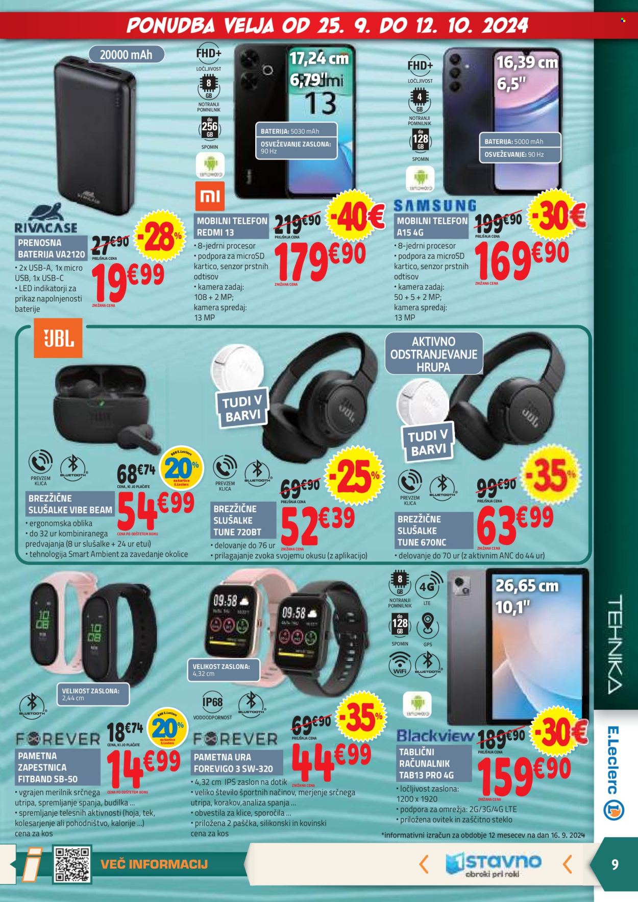 E.Leclerc katalog - 25.9.2024 - 5.10.2024. Stran 9