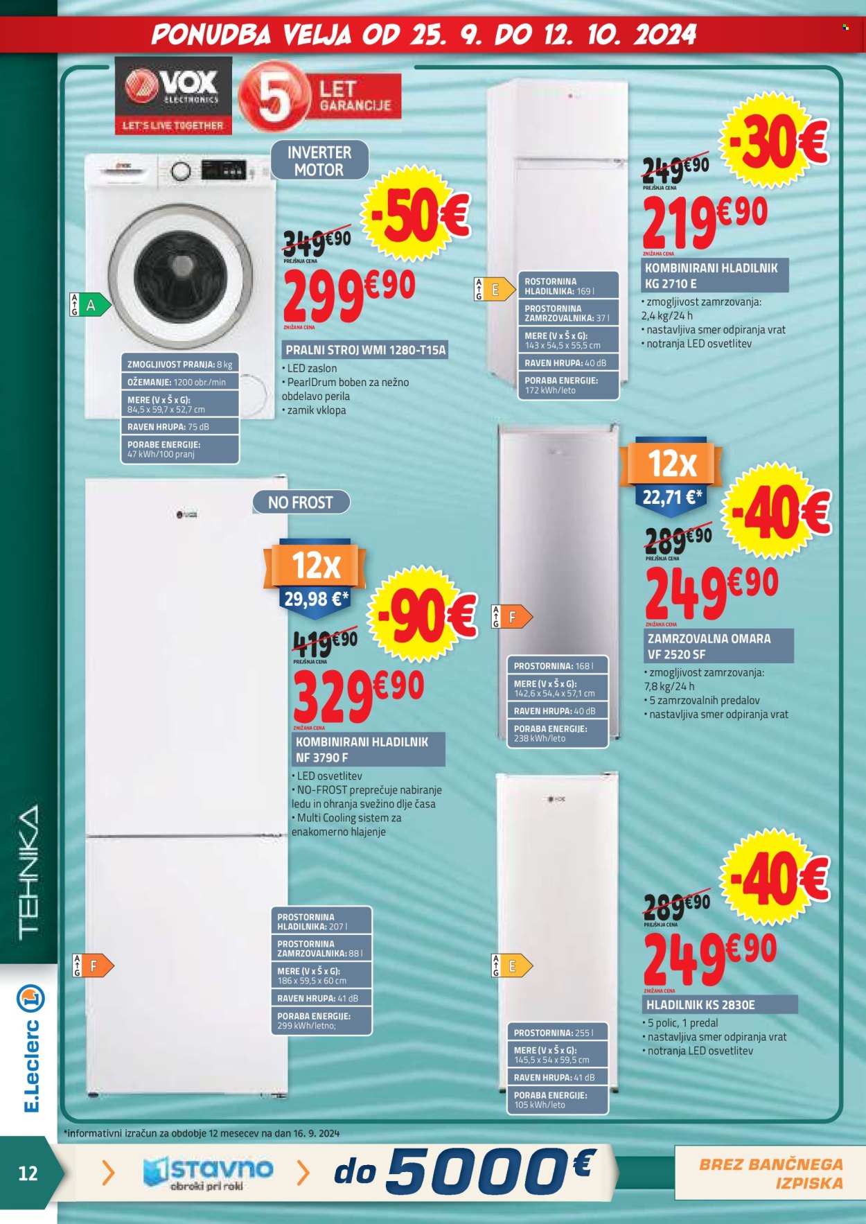E.Leclerc katalog - 25.9.2024 - 5.10.2024. Stran 12