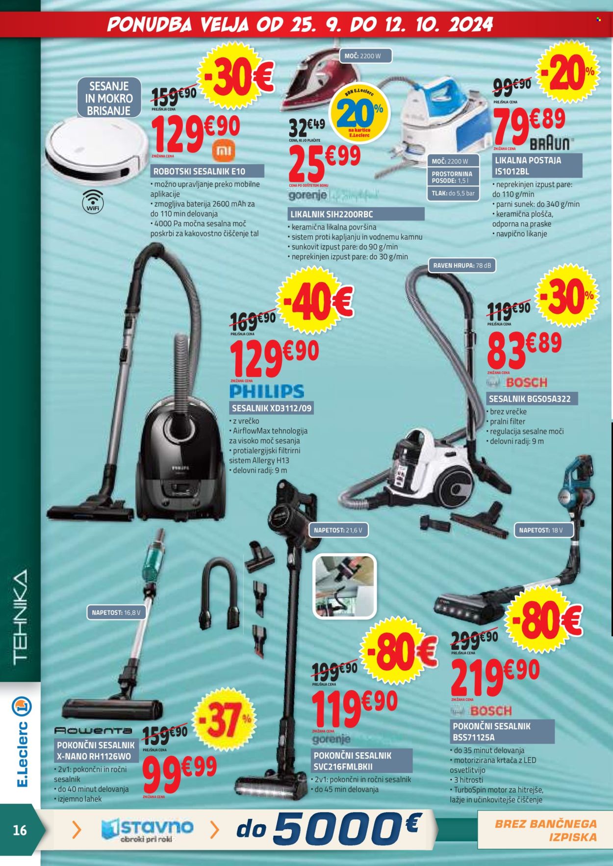 E.Leclerc katalog - 25.9.2024 - 5.10.2024. Stran 16
