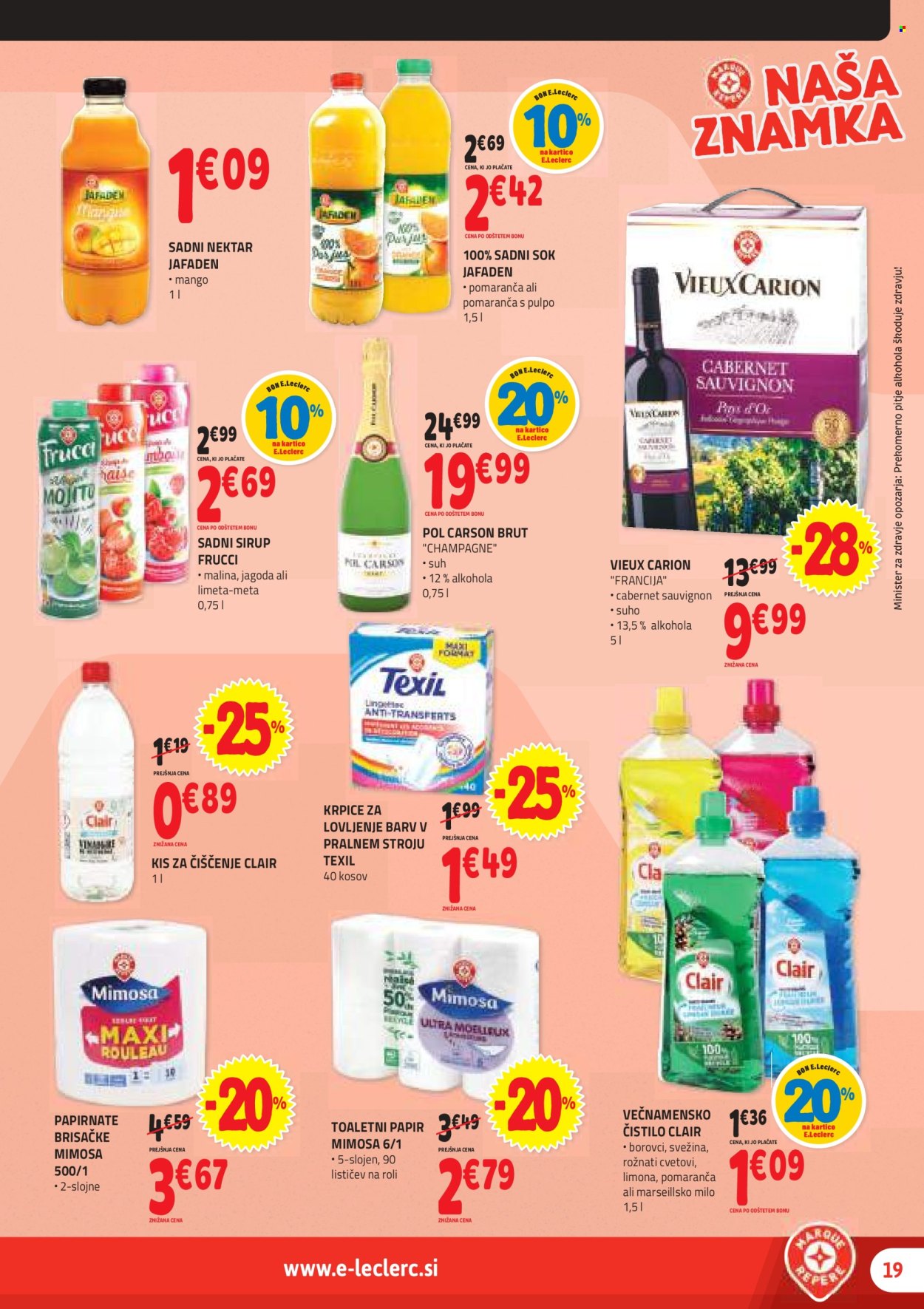 E.Leclerc katalog - 25.9.2024 - 5.10.2024. Stran 19