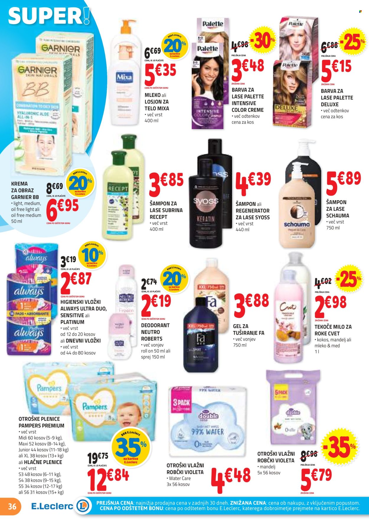 E.Leclerc katalog - 25.9.2024 - 5.10.2024. Stran 36