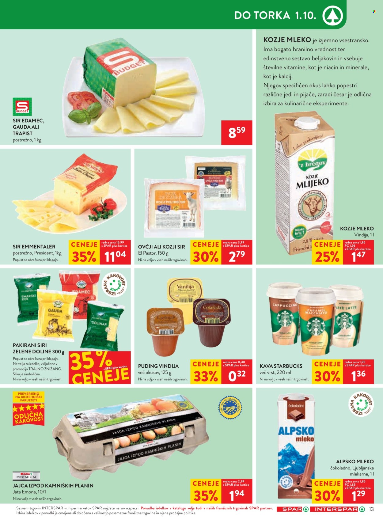 SPAR katalog - 25.9.2024 - 8.10.2024. Stran 13