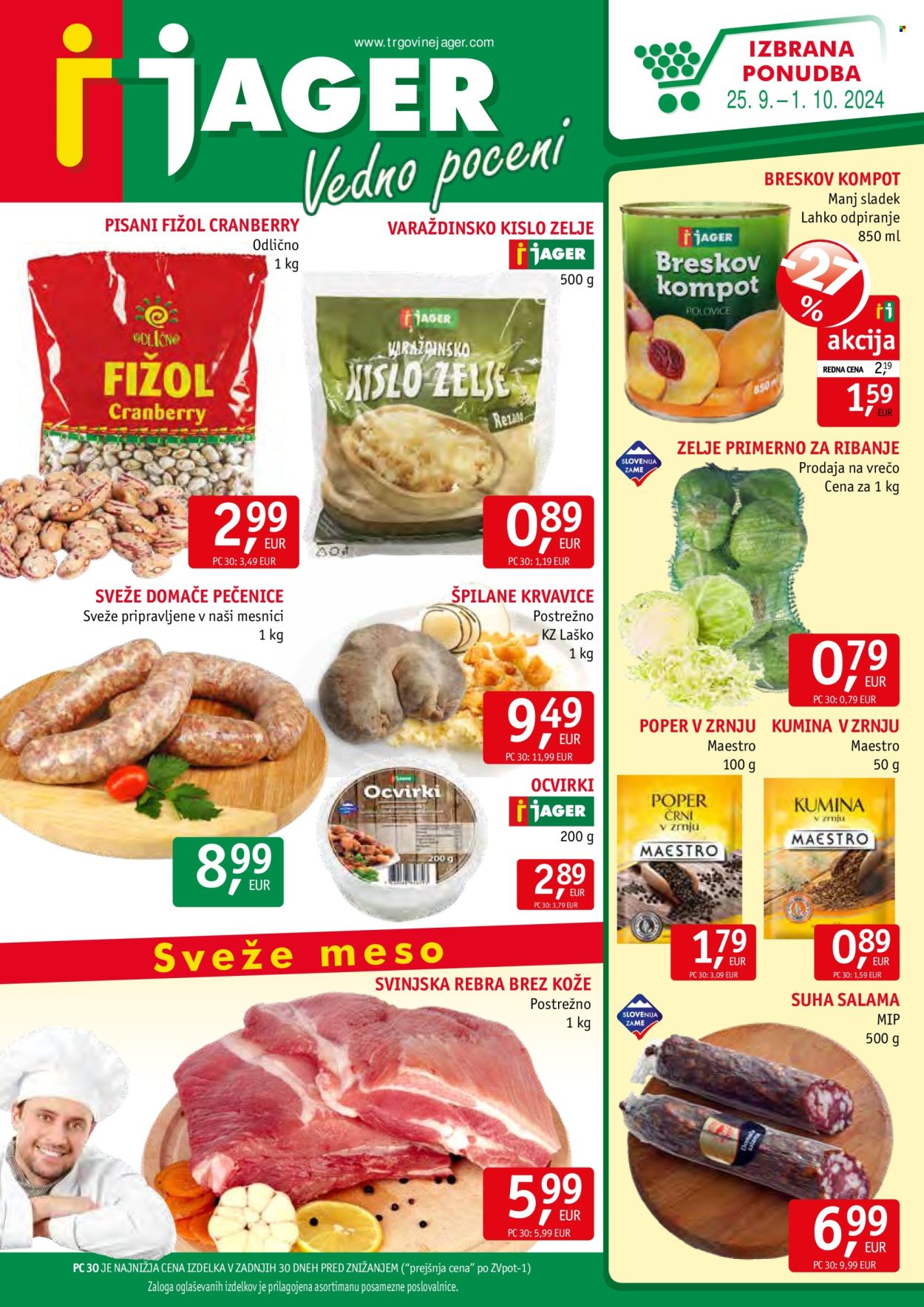 JAGER katalog - 25.9.2024 - 1.10.2024. Stran 1