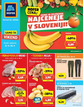Hofer katalog - 26.9.2024 - 5.10.2024.