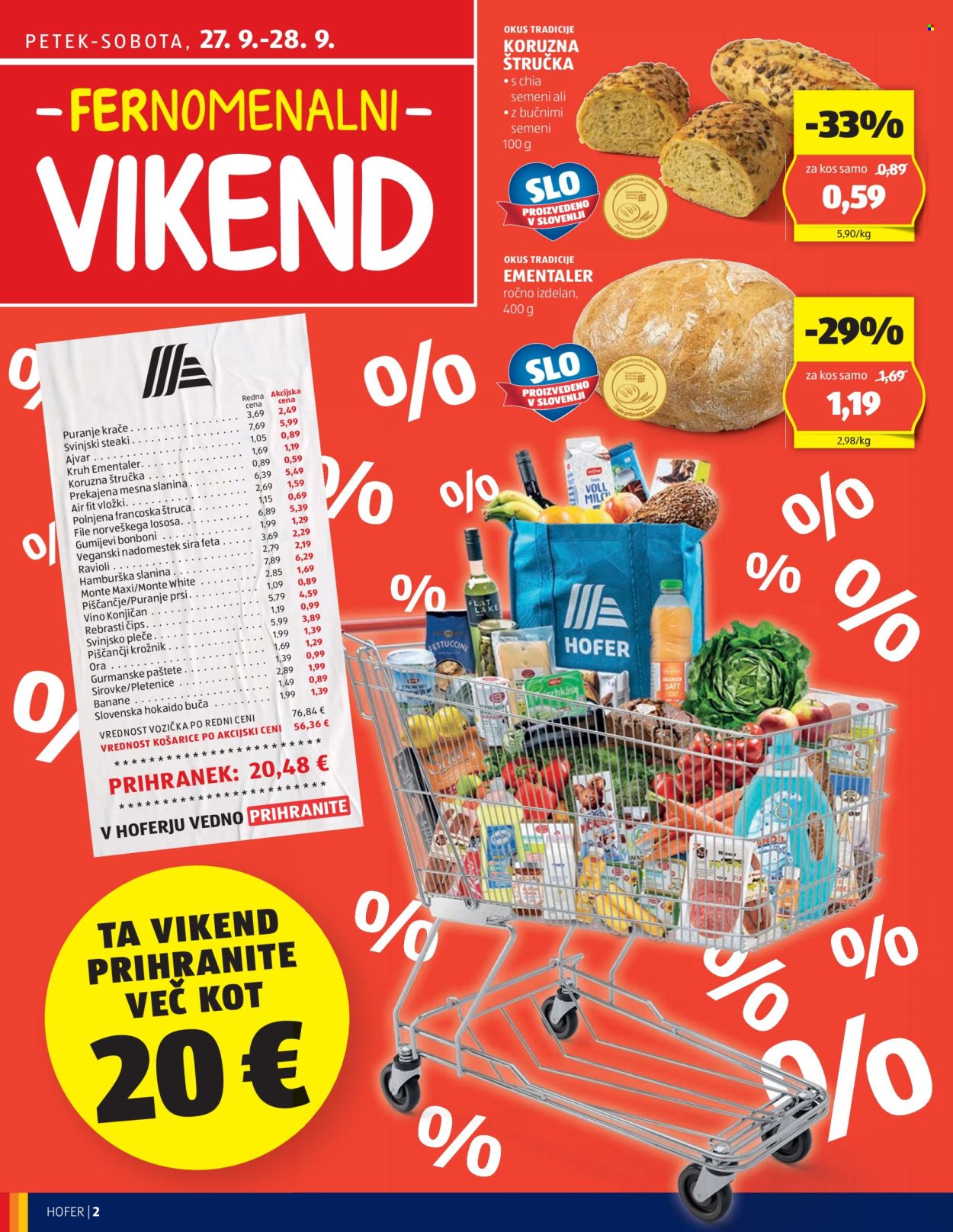 Hofer katalog - 26.9.2024 - 5.10.2024. Stran 2