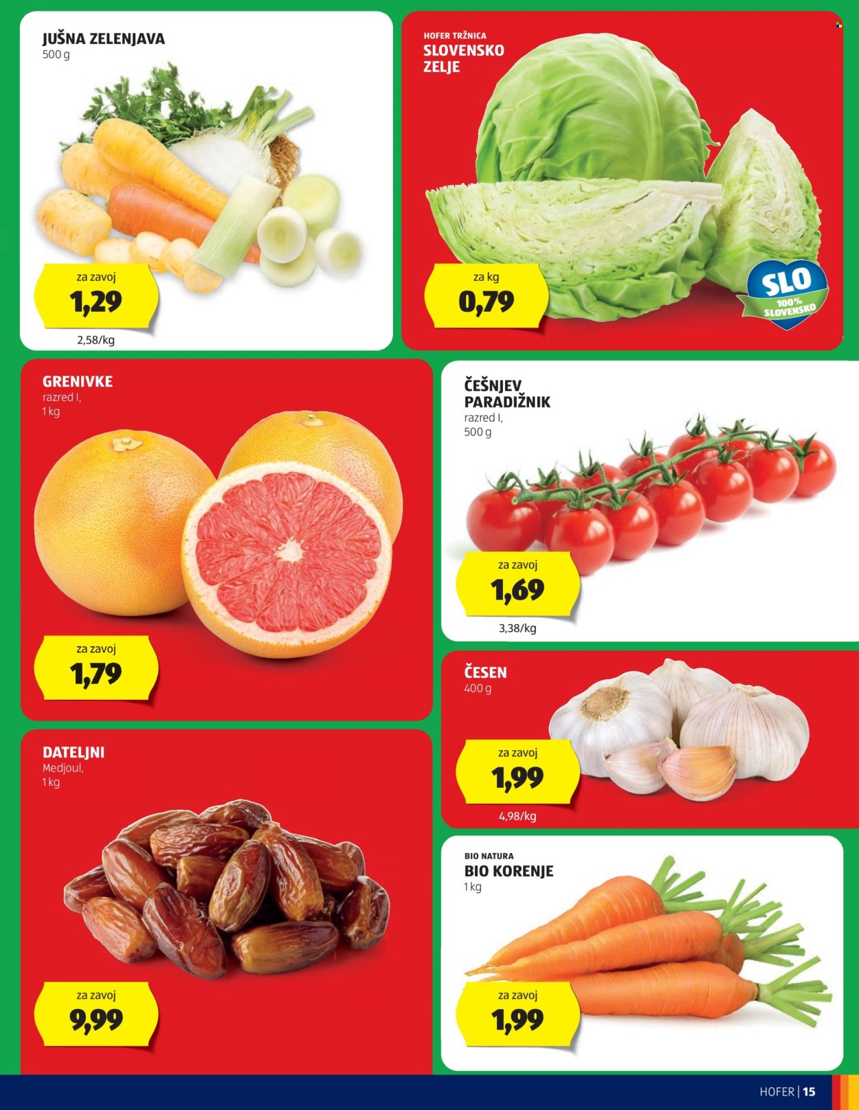 Hofer katalog - 26.9.2024 - 5.10.2024. Stran 15