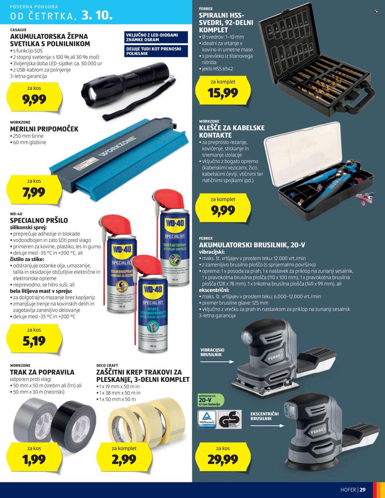 Hofer katalog - 26.9.2024 - 5.10.2024. Stran 29