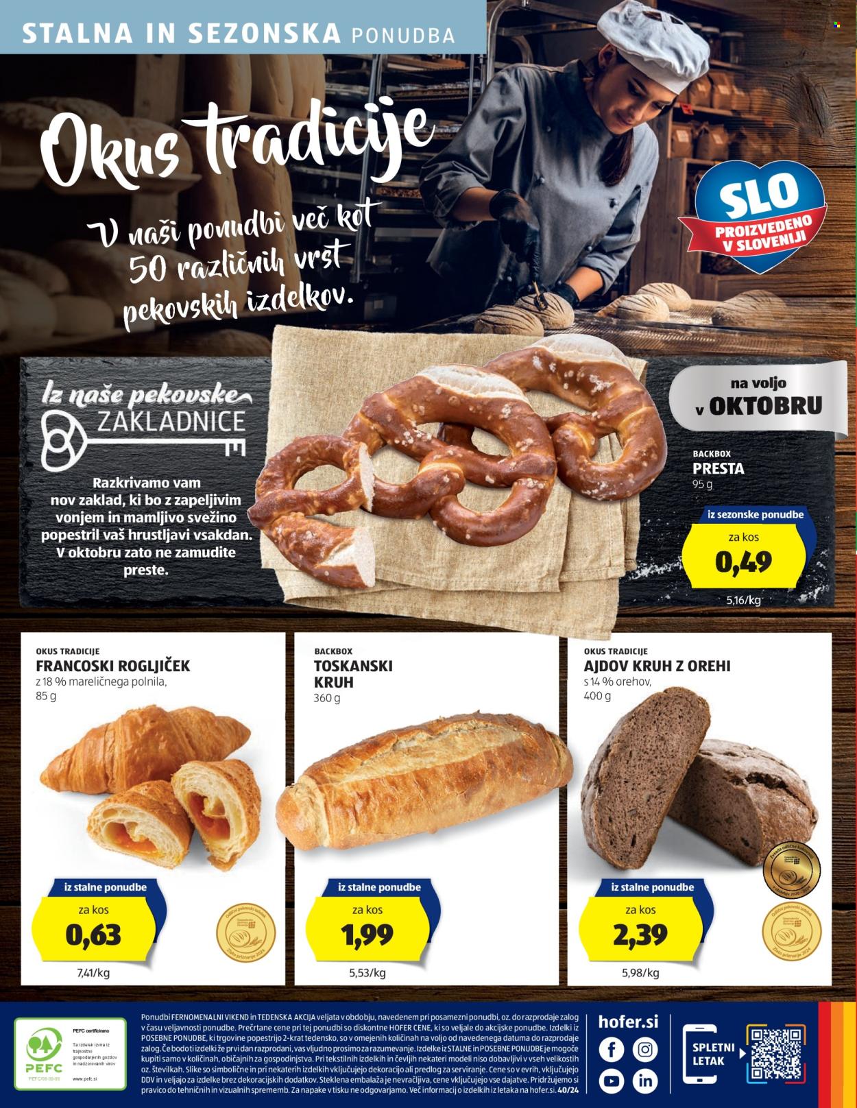 Hofer katalog - 26.9.2024 - 5.10.2024. Stran 40
