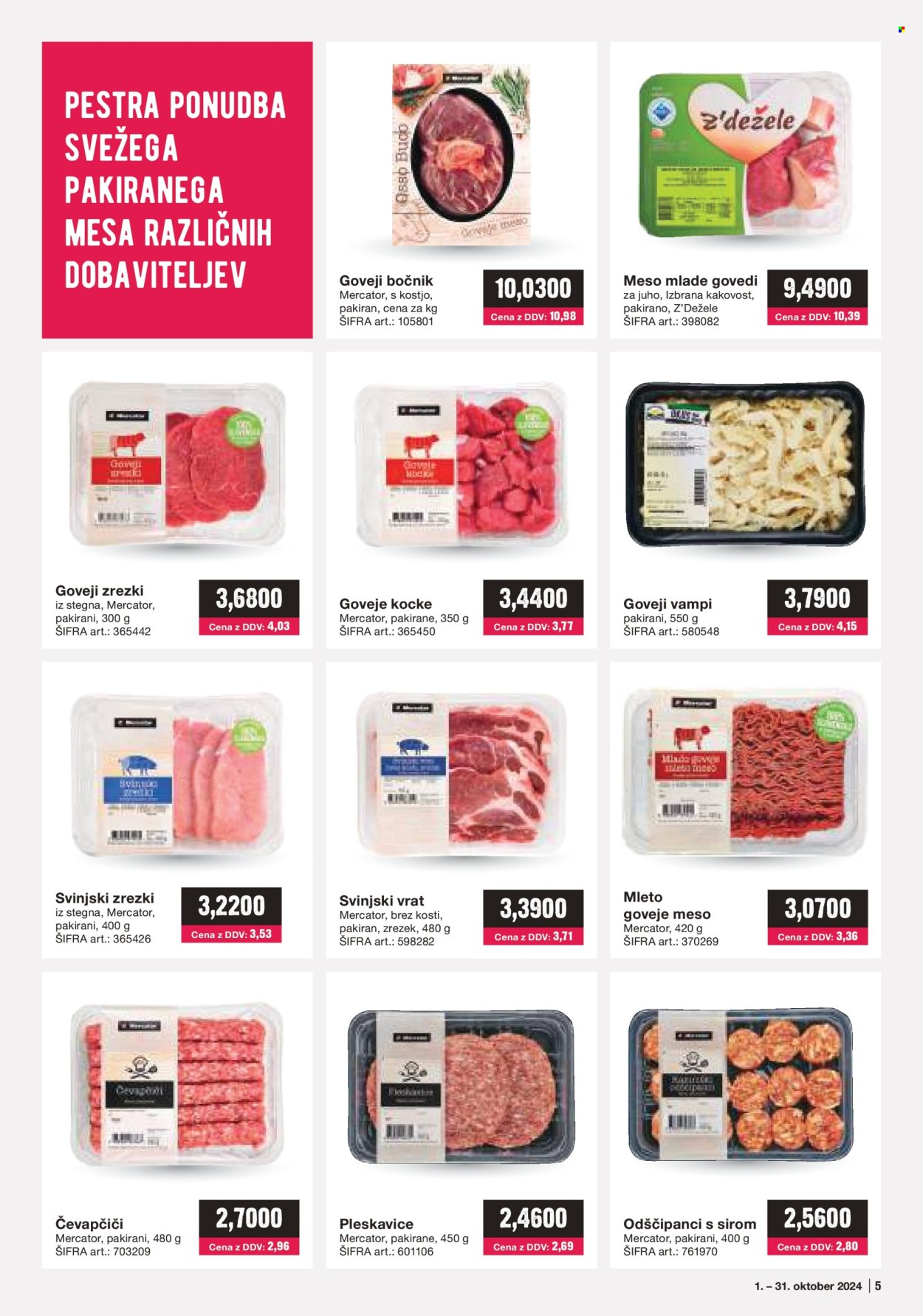 Mercator Cash & Carry katalog - 1.10.2024 - 31.10.2024. Stran 5