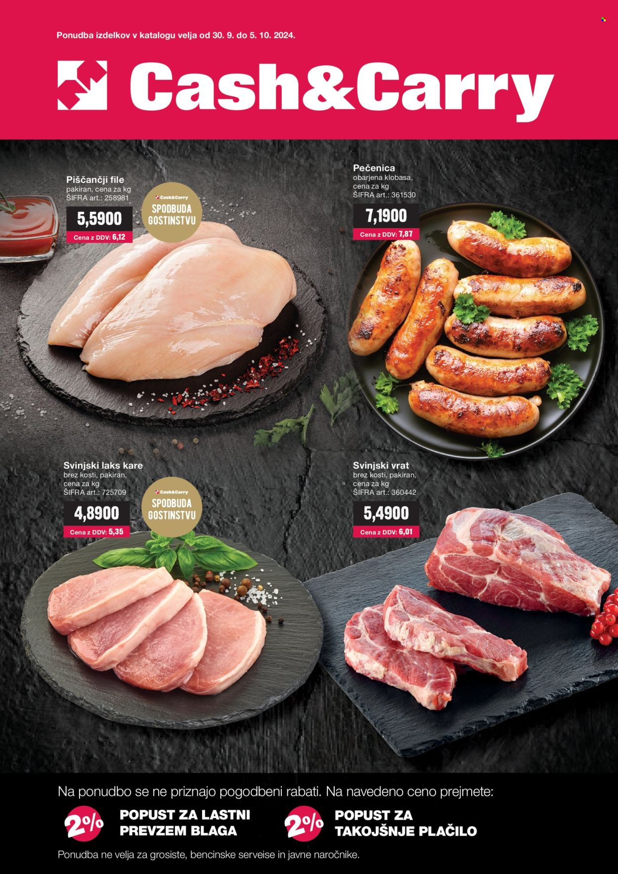 Mercator Cash & Carry katalog - 30.9.2024 - 5.10.2024. Stran 1