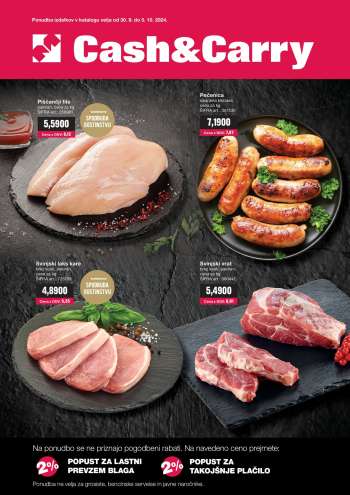 Mercator Cash & Carry katalog - 30.9.2024 - 5.10.2024.