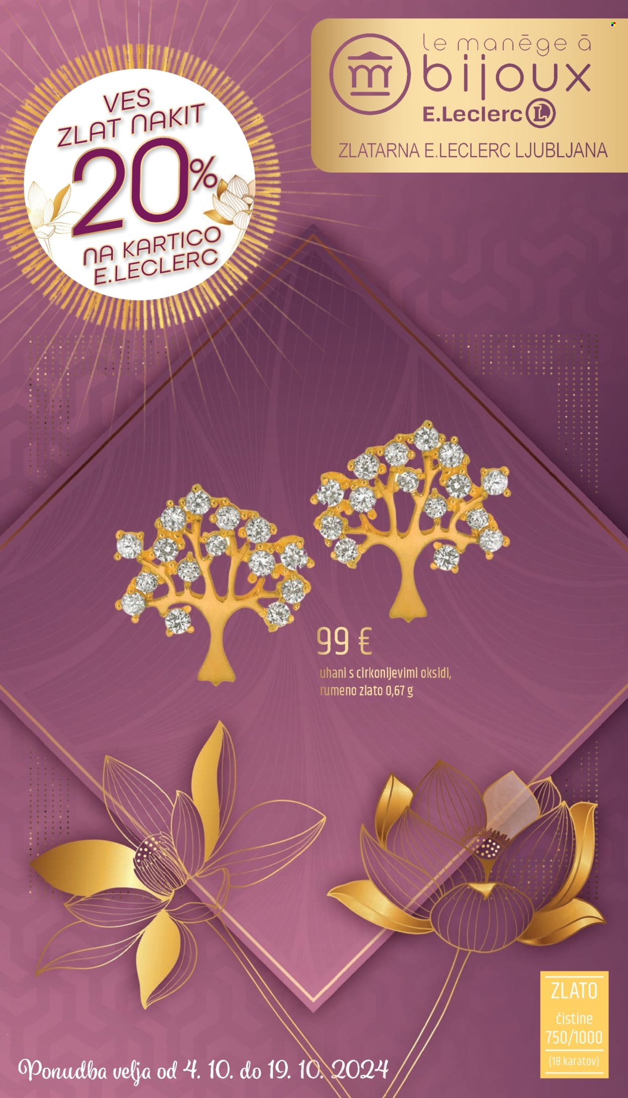 E.Leclerc katalog - 4.10.2024 - 19.10.2024. Stran 1