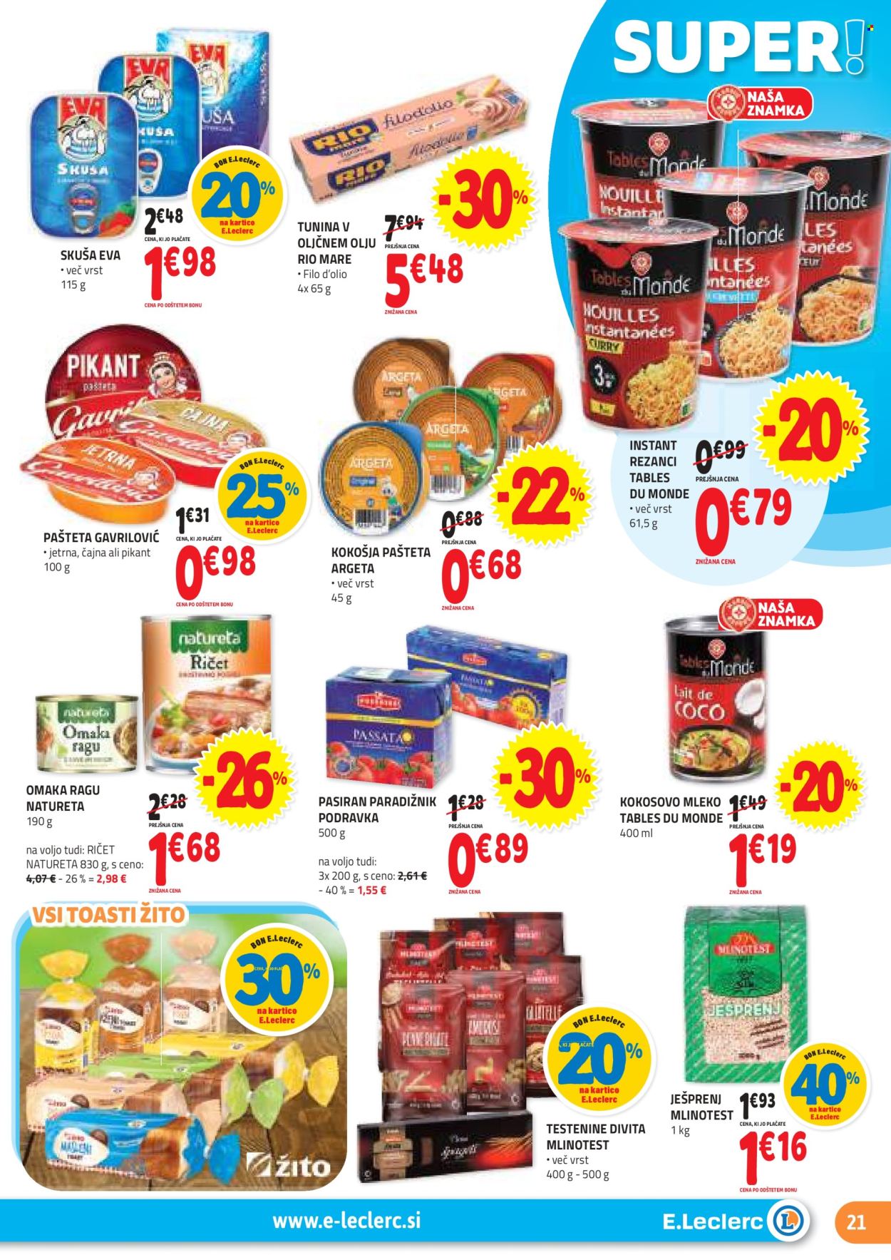 E.Leclerc katalog - 2.10.2024 - 12.10.2024. Stran 21
