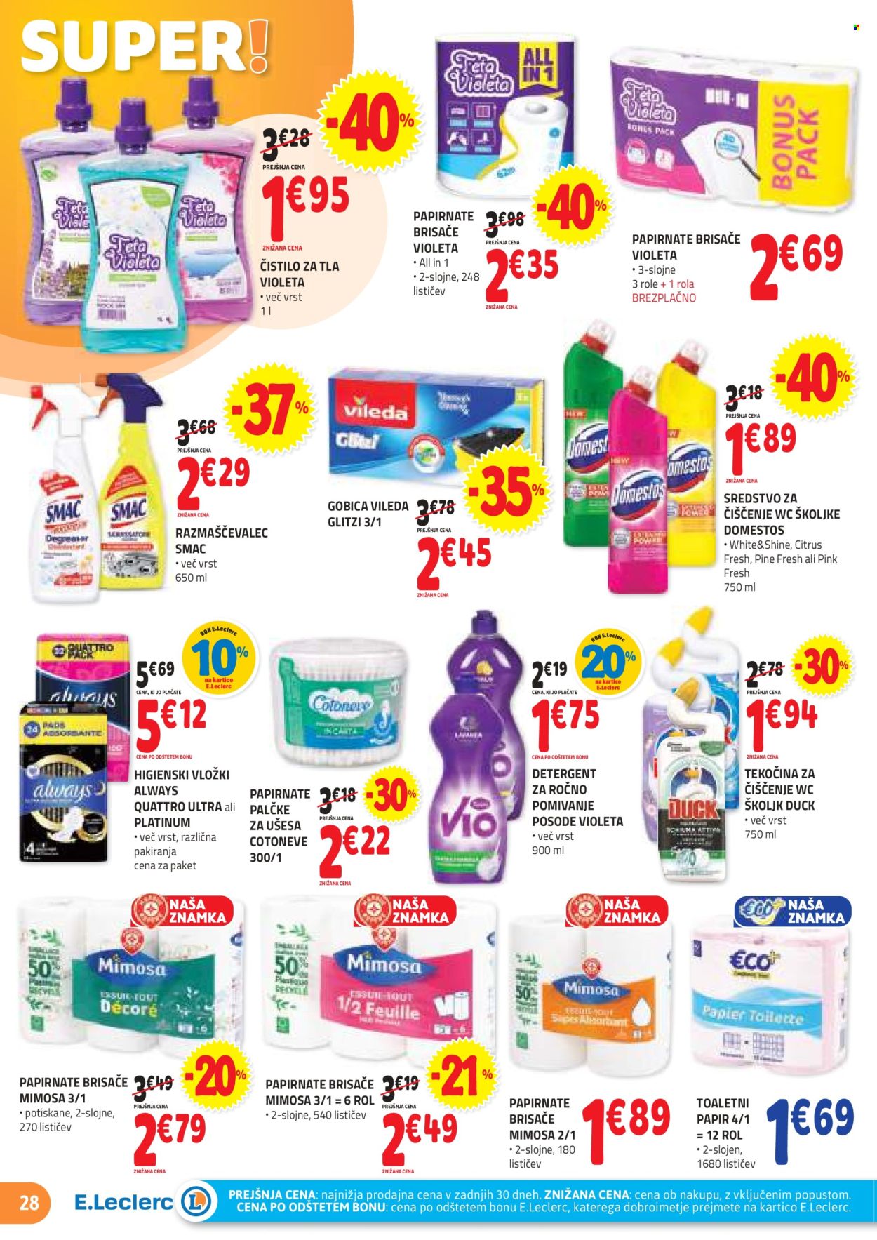 E.Leclerc katalog - 2.10.2024 - 12.10.2024. Stran 28