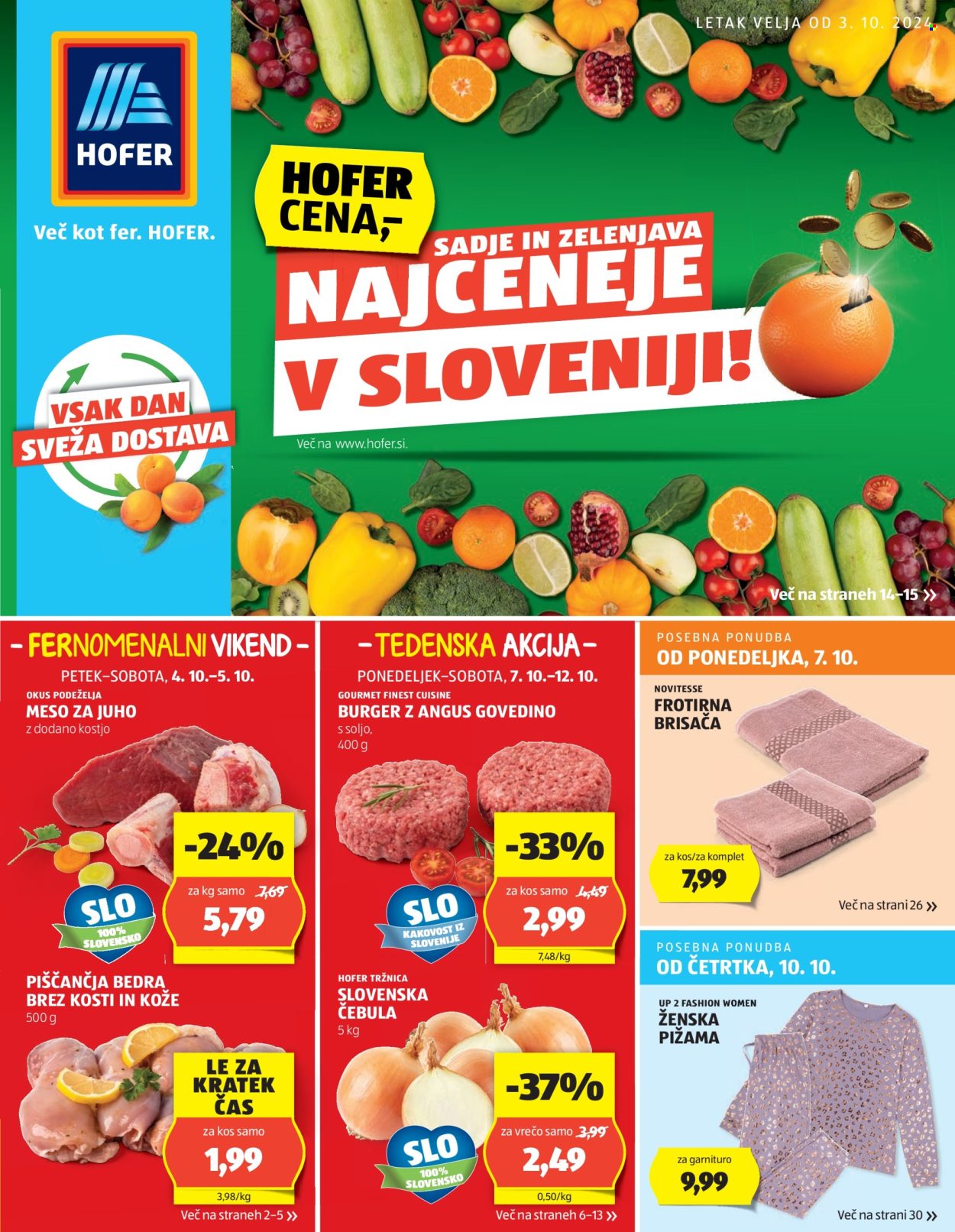 Hofer katalog - 3.10.2024 - 12.10.2024. Stran 1