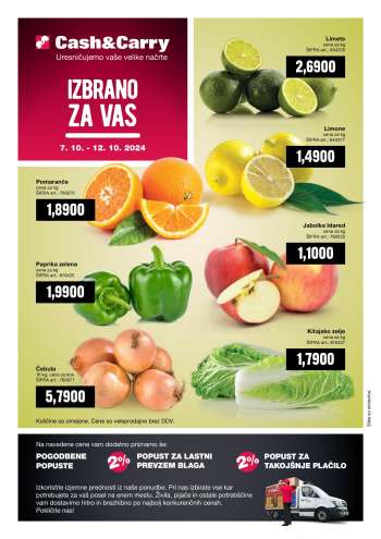 Mercator Cash & Carry katalog - 7.10.2024 - 12.10.2024.