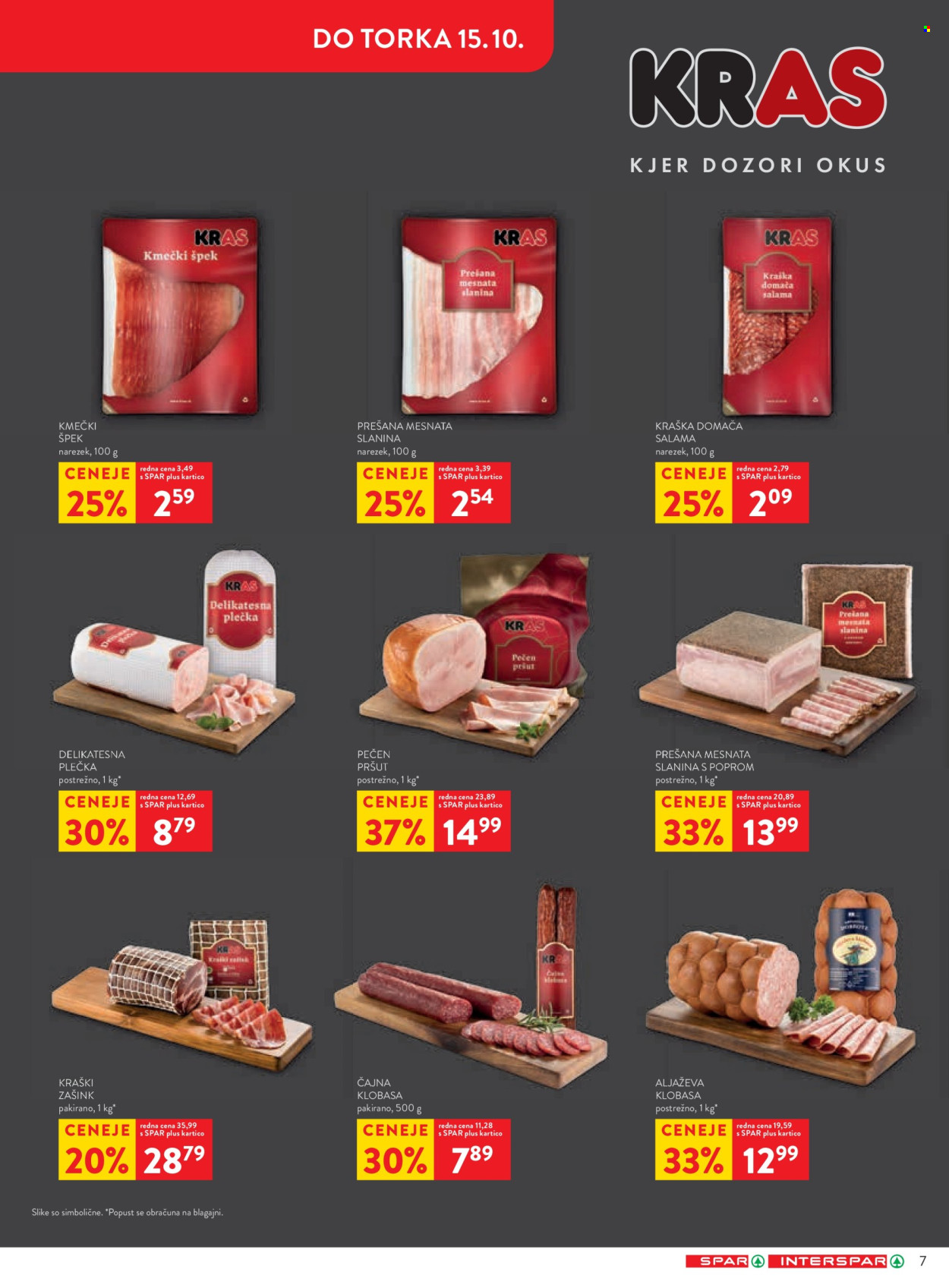 SPAR katalog - 9.10.2024 - 22.10.2024. Stran 7