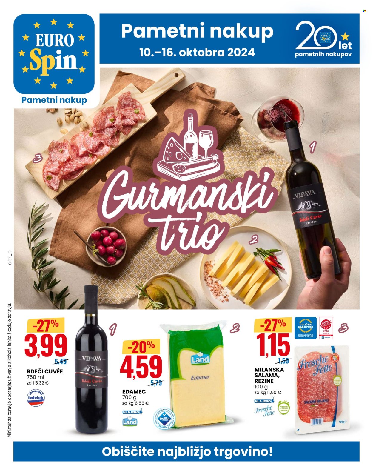 EuroSpin katalog - 10.10.2024 - 16.10.2024. Stran 1