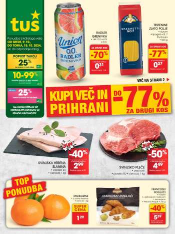 Tuš katalog - 9.10.2024 - 15.10.2024.