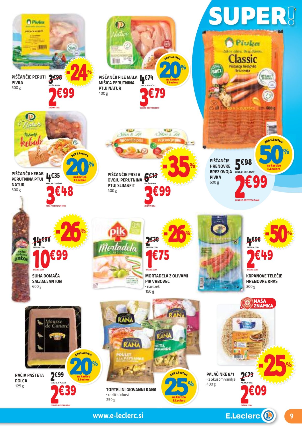 E.Leclerc katalog - 9.10.2024 - 19.10.2024. Stran 9