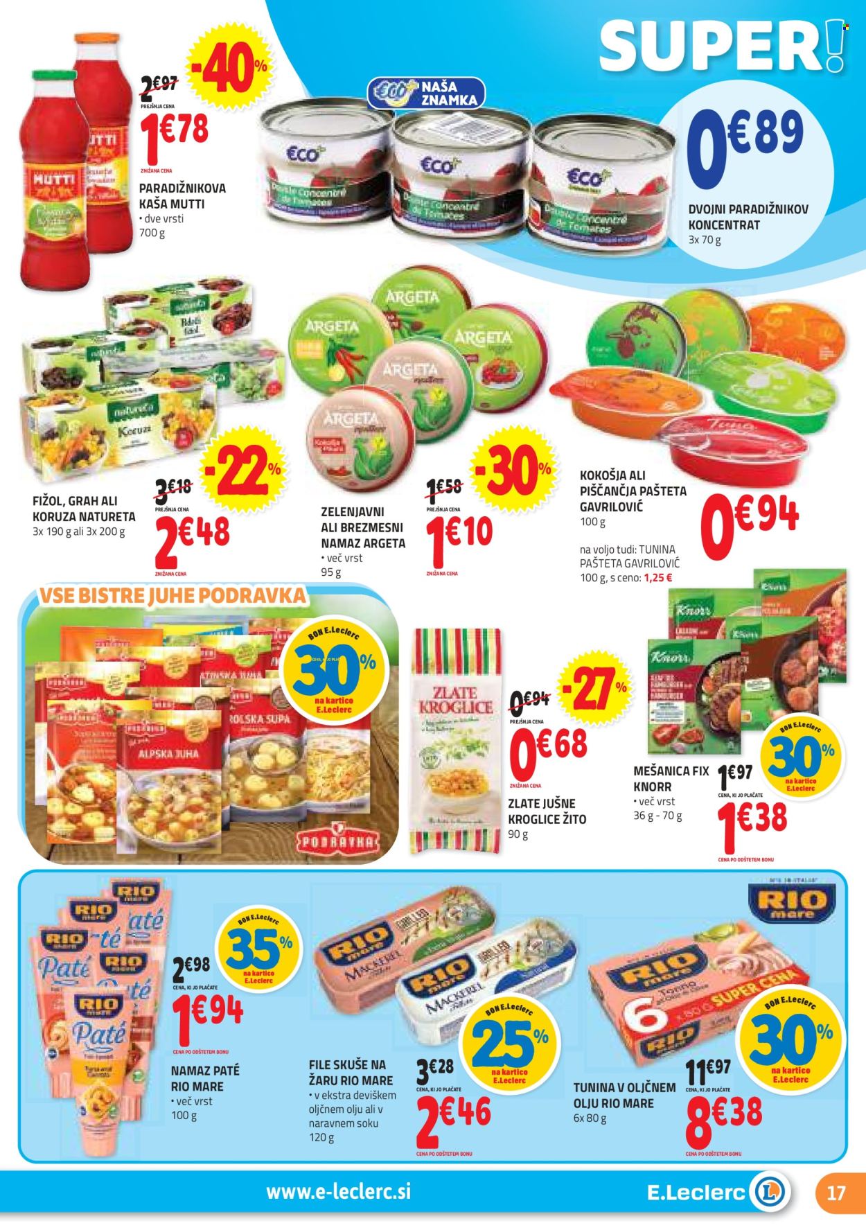 E.Leclerc katalog - 9.10.2024 - 19.10.2024. Stran 17