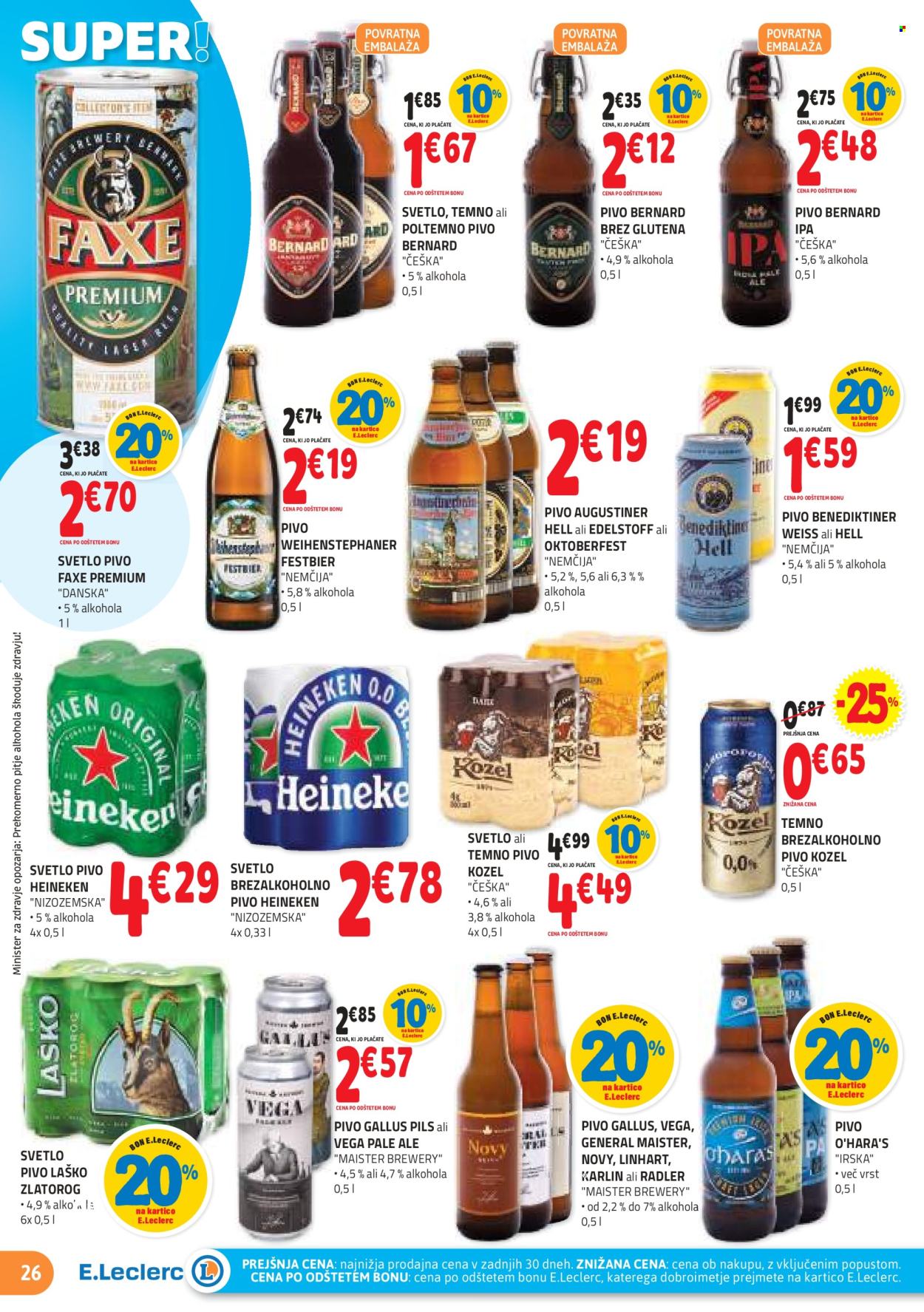 E.Leclerc katalog - 9.10.2024 - 19.10.2024. Stran 26