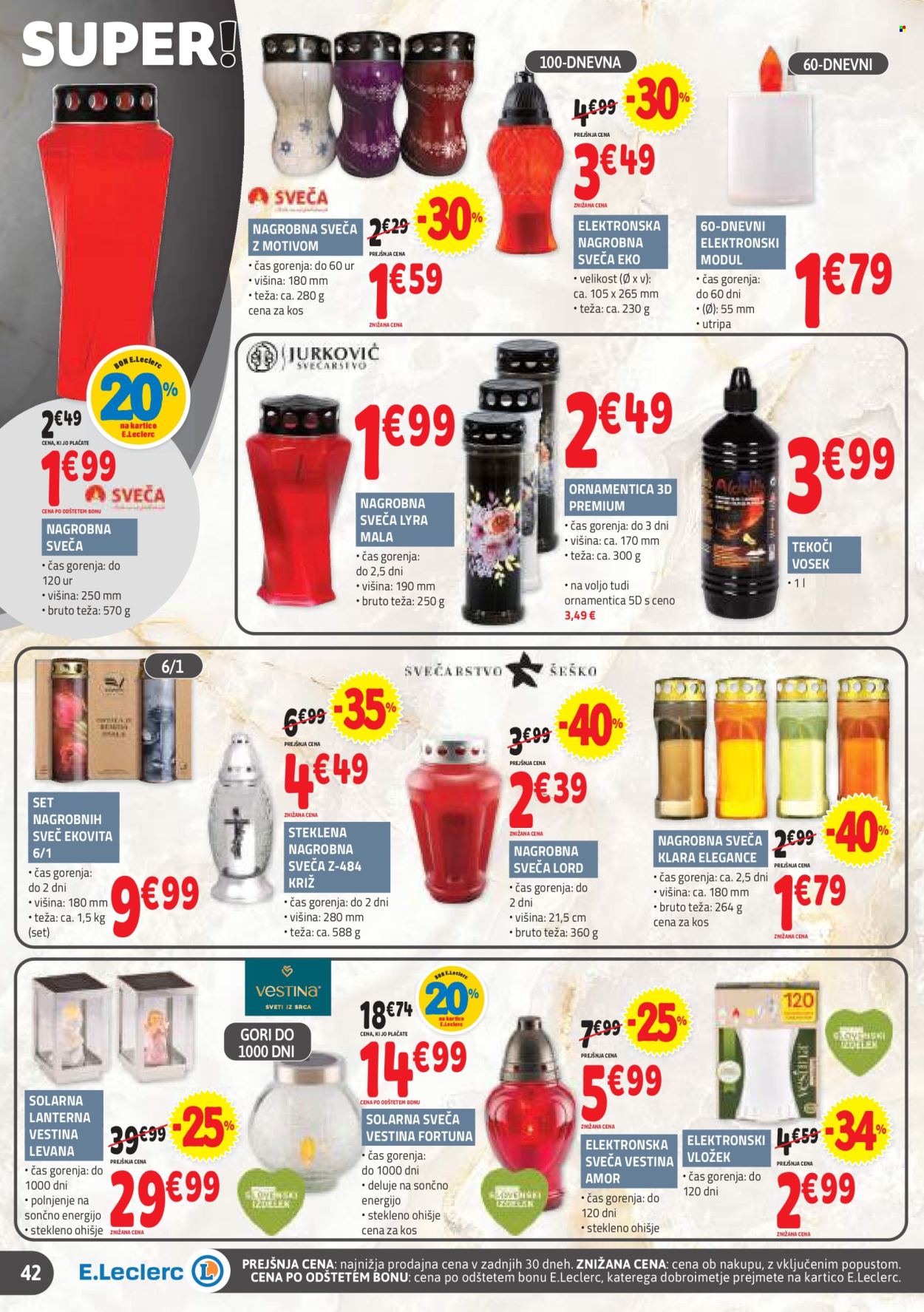 E.Leclerc katalog - 9.10.2024 - 19.10.2024. Stran 42