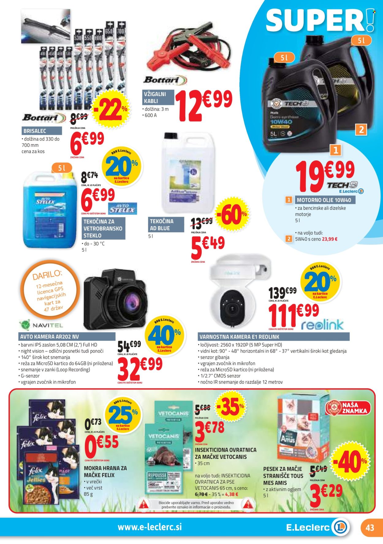 E.Leclerc katalog - 9.10.2024 - 19.10.2024. Stran 43