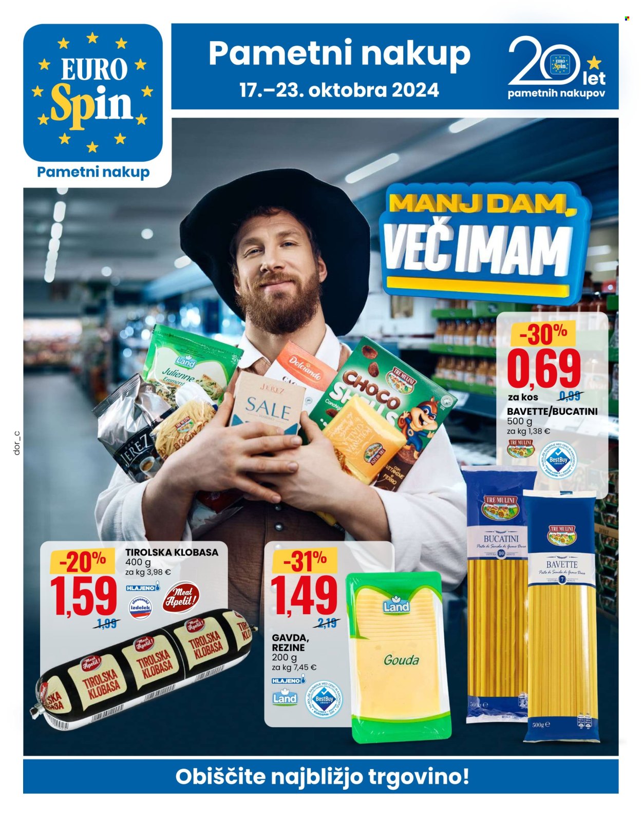 EuroSpin katalog - 17.10.2024 - 23.10.2024. Stran 1