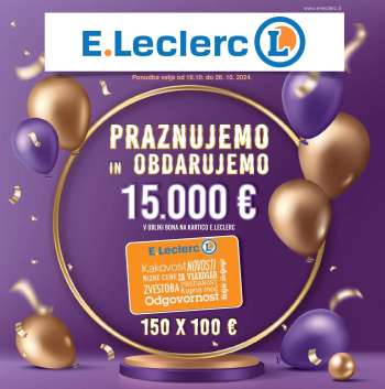 E.Leclerc katalog - 16.10.2024 - 26.10.2024.