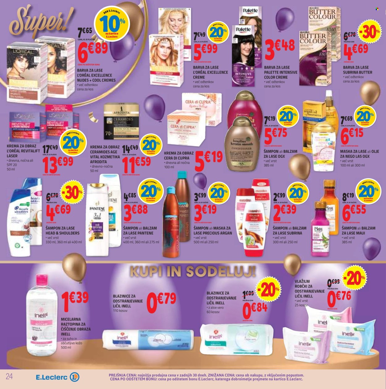 E.Leclerc katalog - 16.10.2024 - 26.10.2024. Stran 24