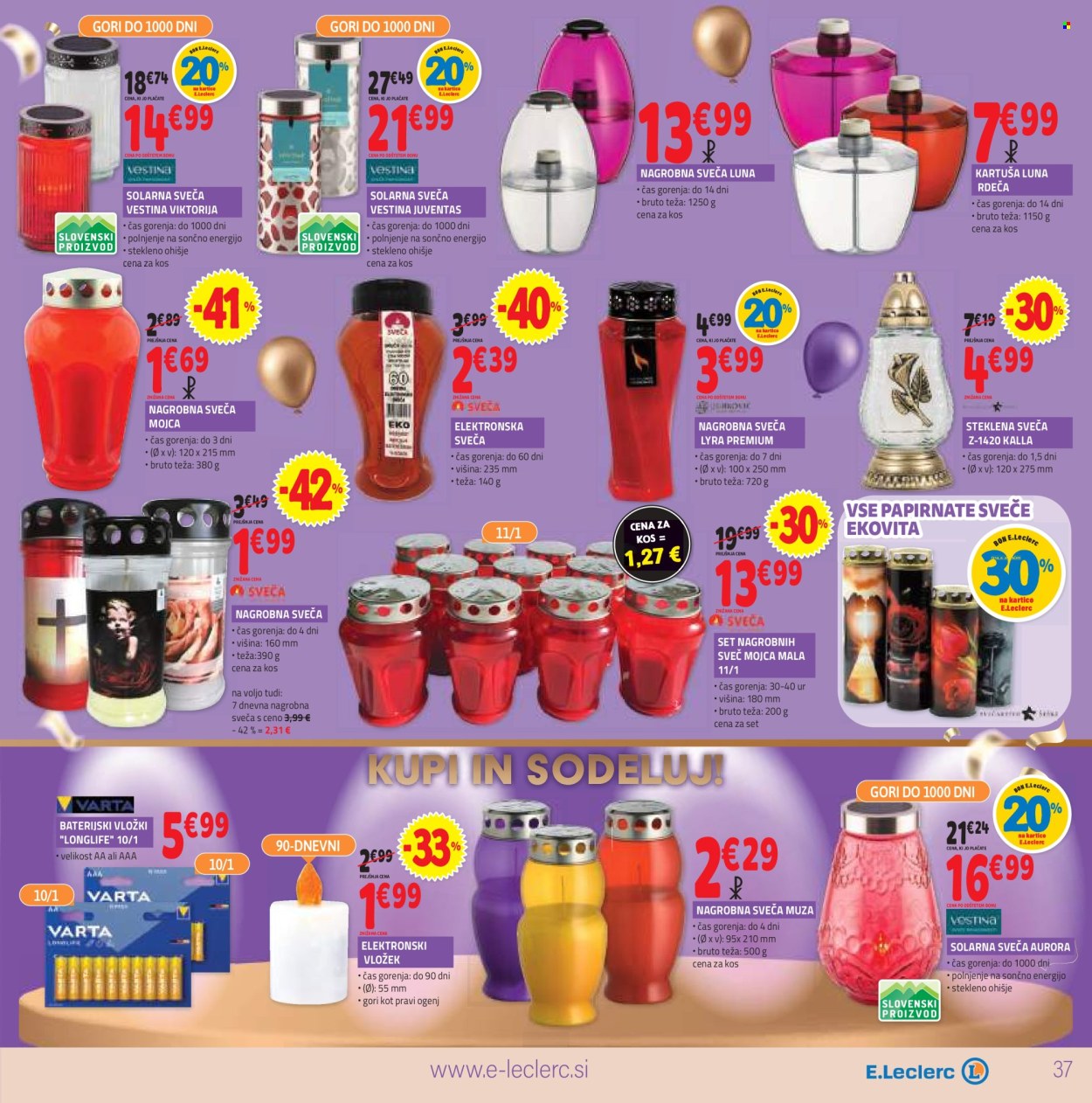 E.Leclerc katalog - 16.10.2024 - 26.10.2024. Stran 37