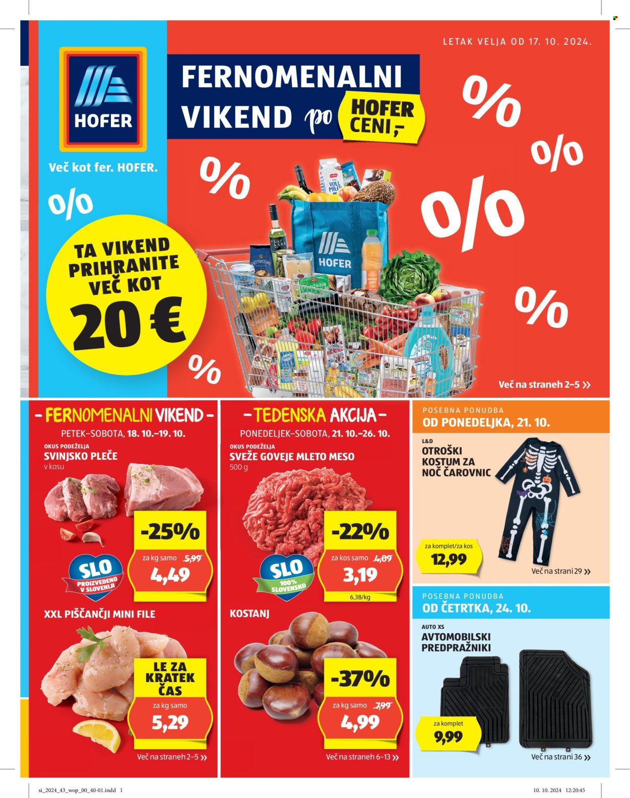 Hofer katalog - 17.10.2024 - 26.10.2024. Stran 1