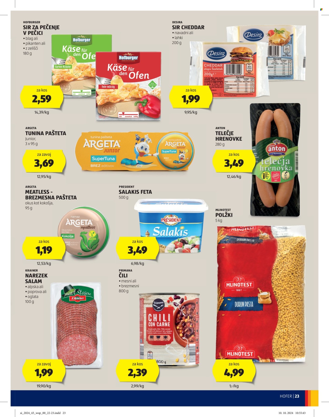 Hofer katalog - 17.10.2024 - 26.10.2024. Stran 23