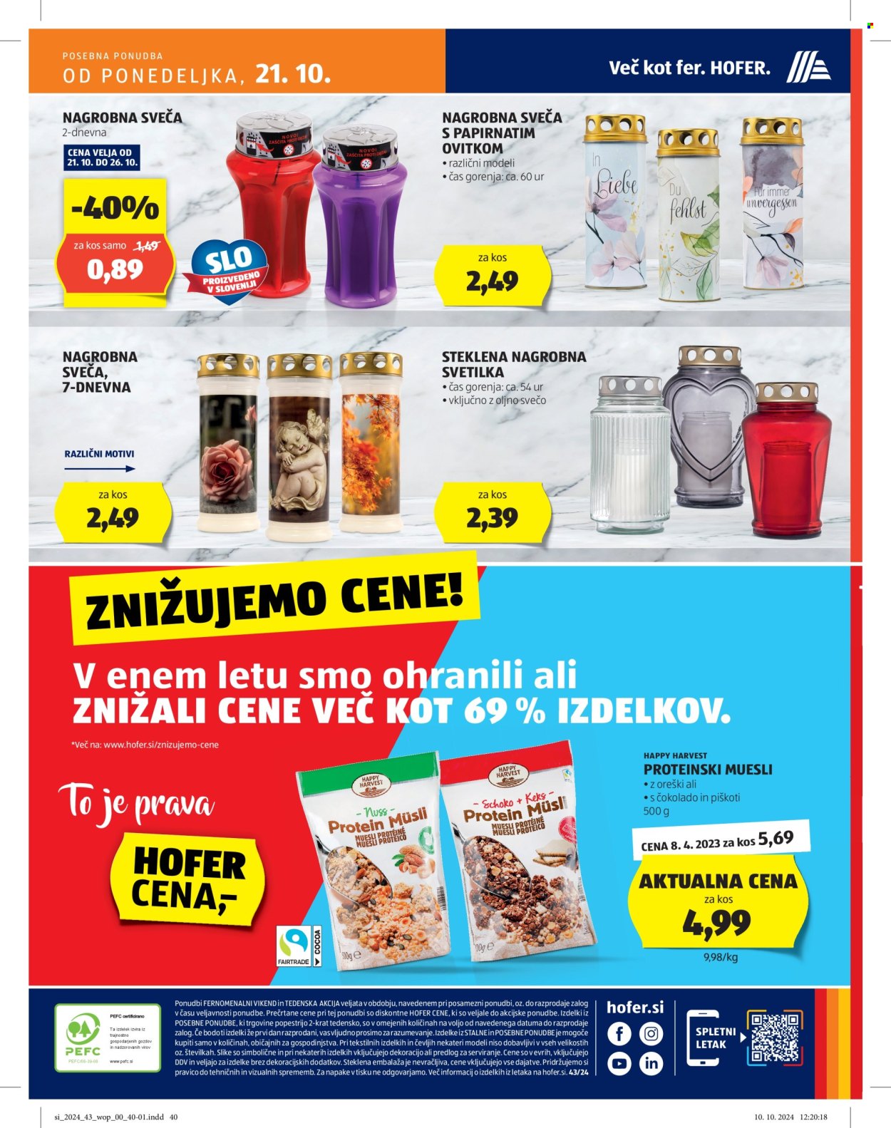 Hofer katalog - 17.10.2024 - 26.10.2024. Stran 40