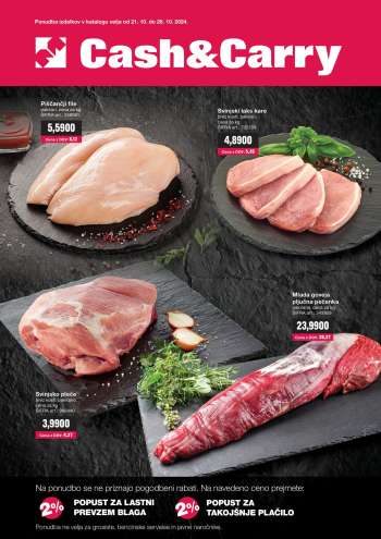 Mercator Cash & Carry katalog - 21.10.2024 - 26.10.2024.