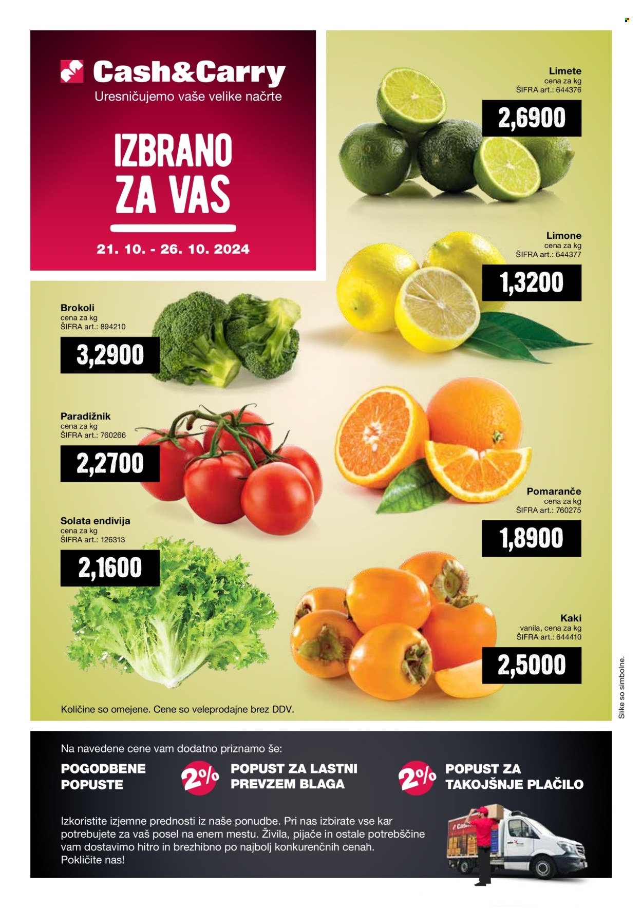 Mercator Cash & Carry katalog - 21.10.2024 - 26.10.2024. Stran 1