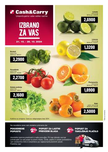 Mercator Cash & Carry katalog - 21.10.2024 - 26.10.2024.