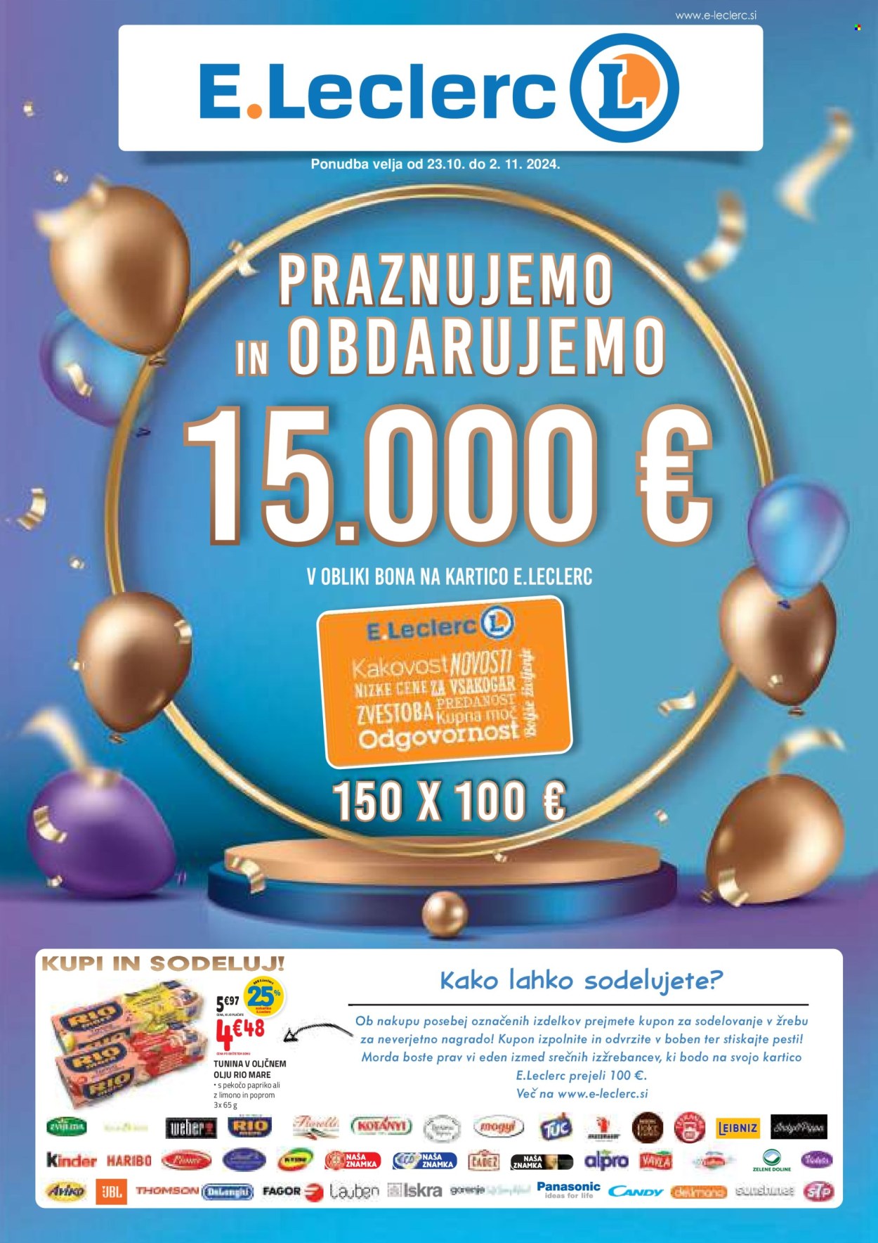 E.Leclerc katalog - 23.10.2024 - 2.11.2024. Stran 1