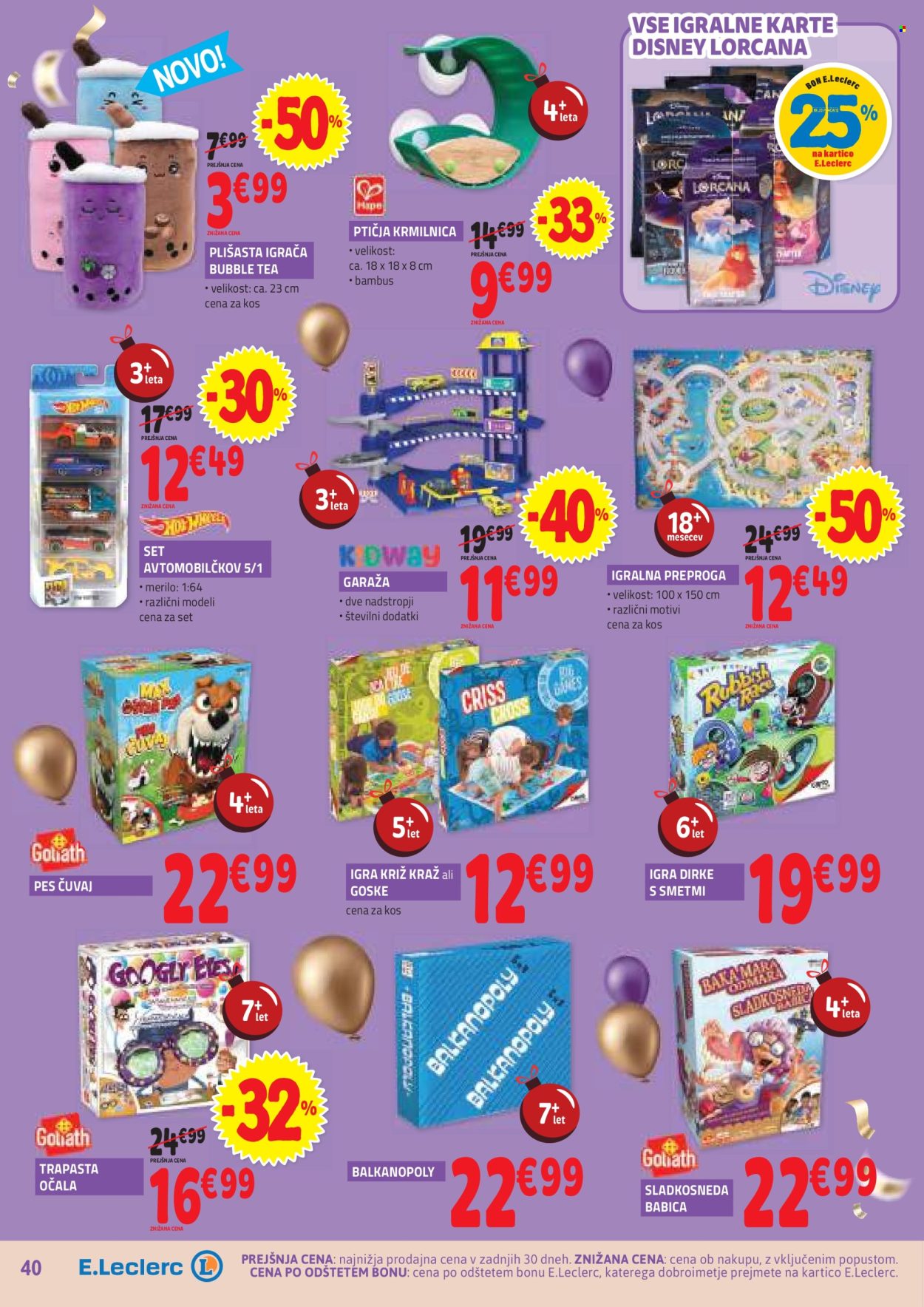 E.Leclerc katalog - 23.10.2024 - 2.11.2024. Stran 40