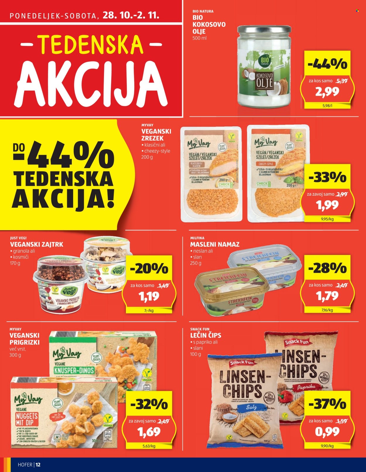 Hofer katalog - 24.10.2024 - 2.11.2024. Stran 12