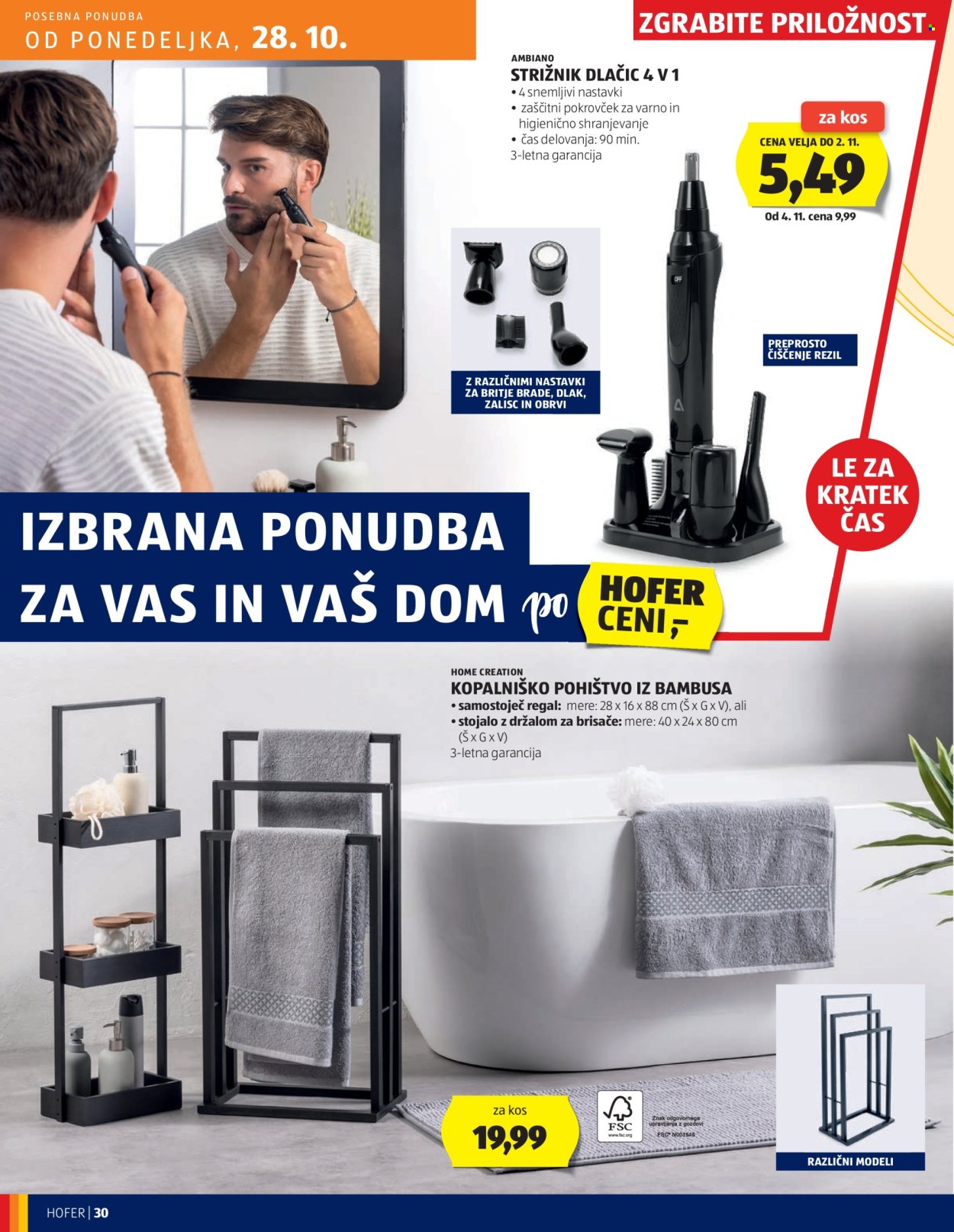 Hofer katalog - 24.10.2024 - 2.11.2024. Stran 30