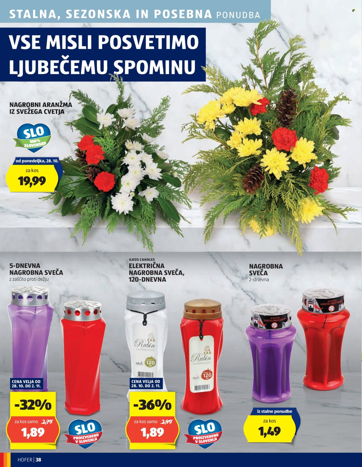 Hofer katalog - 24.10.2024 - 2.11.2024. Stran 38
