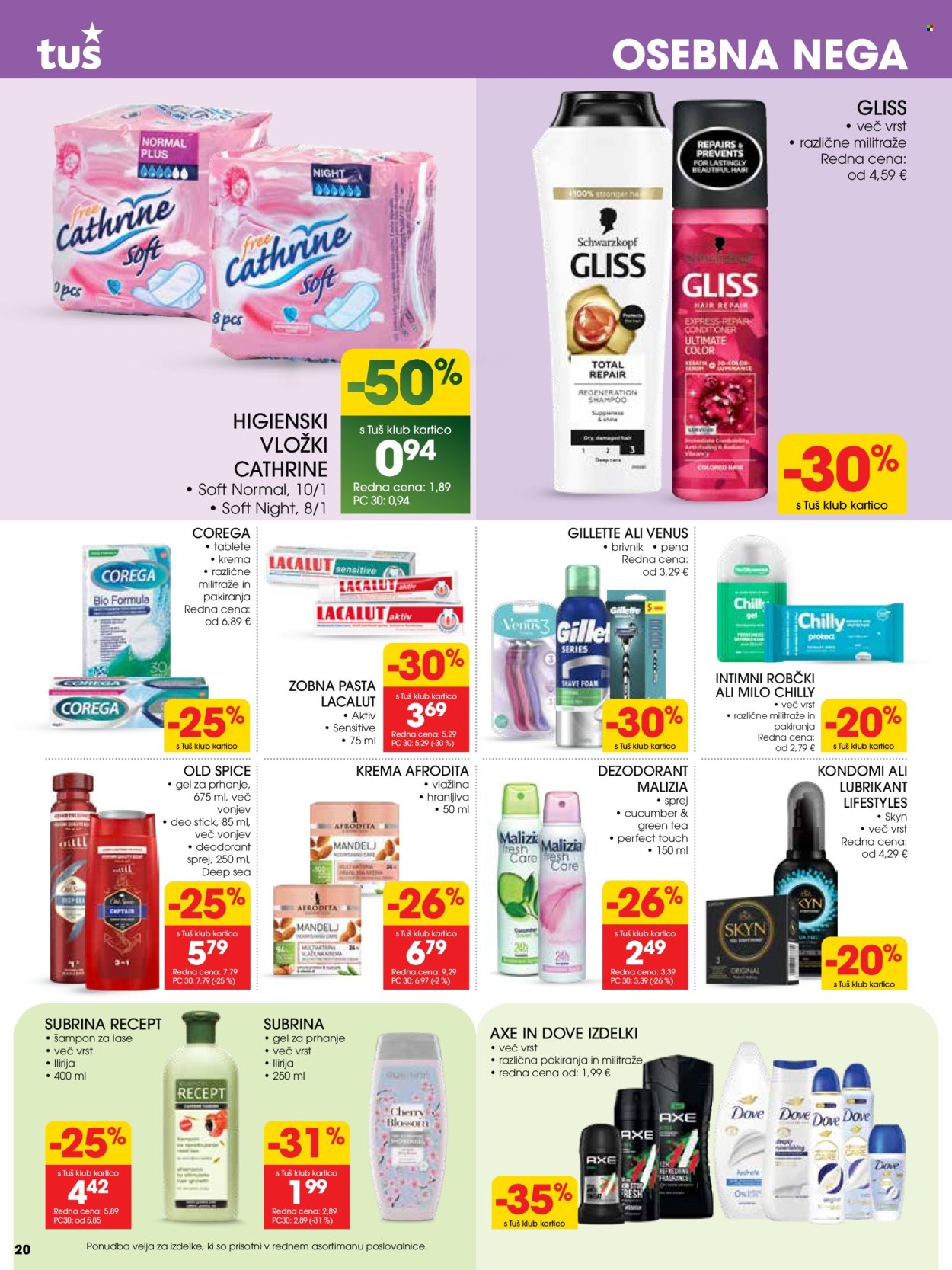 Tuš katalog - 30.10.2024 - 5.11.2024. Stran 20