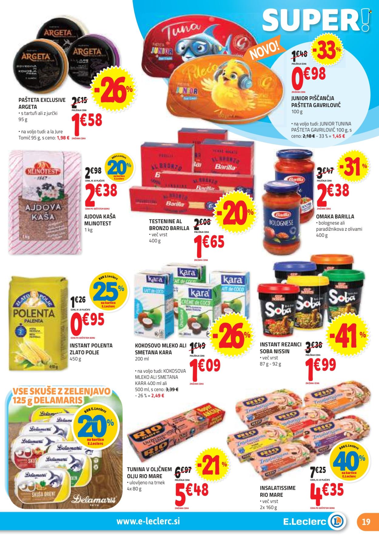 E.Leclerc katalog - 6.11.2024 - 16.11.2024. Stran 19
